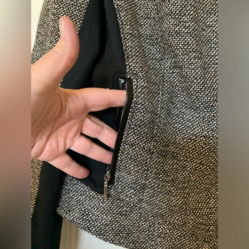 White House Black Market Women's Tweed Moto Jacket 🌴